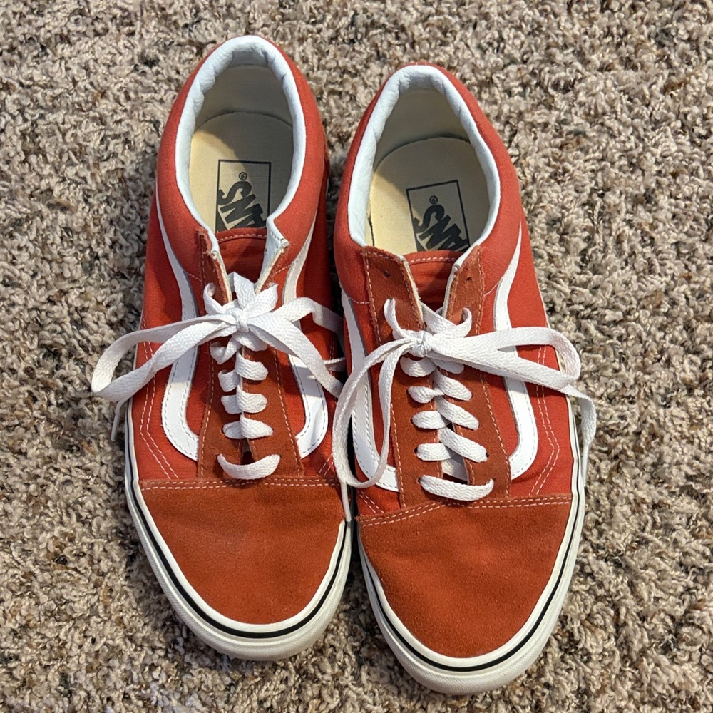 Brick Red Vans Sneakers